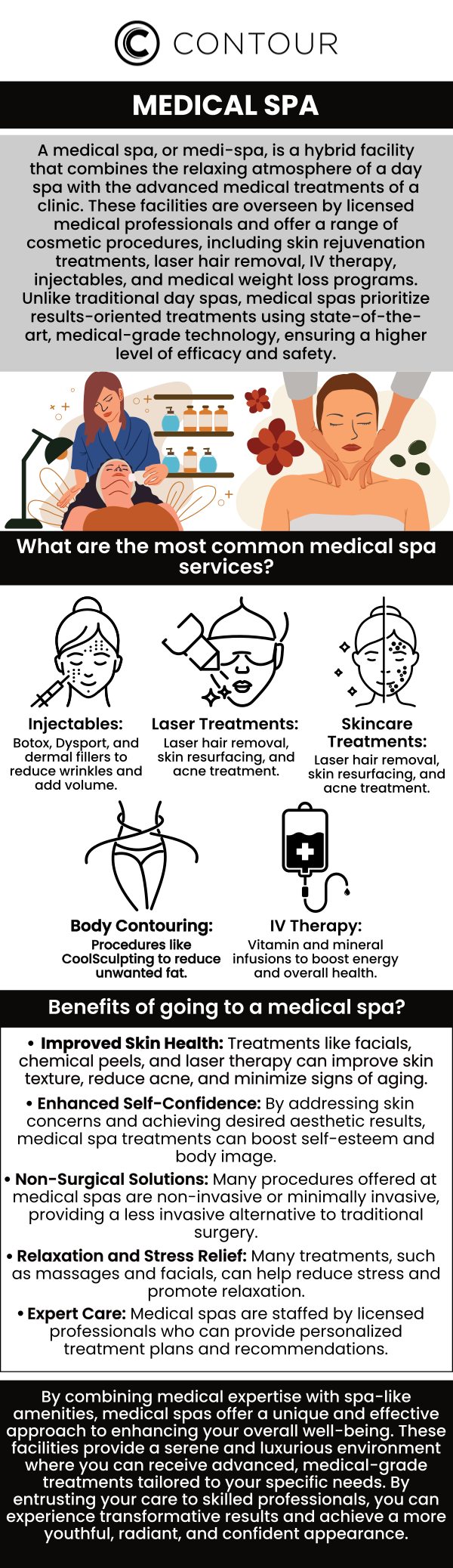 Contour Medical Spa offers a range of advanced aesthetic treatments tailored to enhance your natural beauty. From non-invasive body contouring to rejuvenating skin therapies, our expert team provides personalized care in a relaxing environment. Whether you're looking to refresh your appearance or target specific cosmetic concerns, Contour Medical Spa delivers exceptional results with cutting-edge technology. For more information, contact us today or schedule an appointment online. We are conveniently located at 18641 Devonshire Street Northridge, CA 91324. Contour Medical Spa offers a range of advanced aesthetic treatments tailored to enhance your natural beauty. From non-invasive body contouring to rejuvenating skin therapies, our expert team provides personalized care in a relaxing environment. Whether you're looking to refresh your appearance or target specific cosmetic concerns, Contour Medical Spa delivers exceptional results with cutting-edge technology. For more information, contact us today or schedule an appointment online. We are conveniently located at 18641 Devonshire Street Northridge, CA 91324.